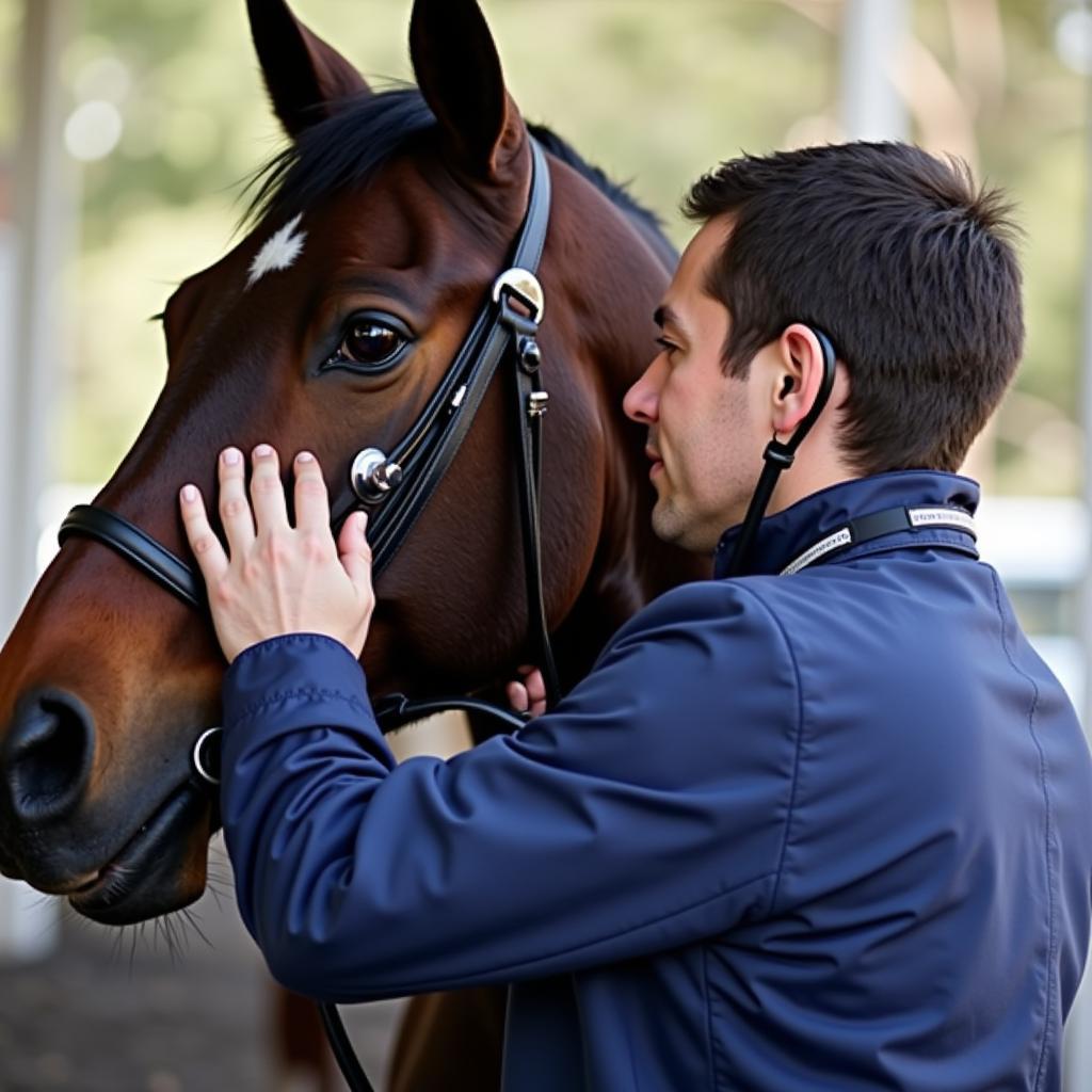 Veterinary Checkup for Competition Horse