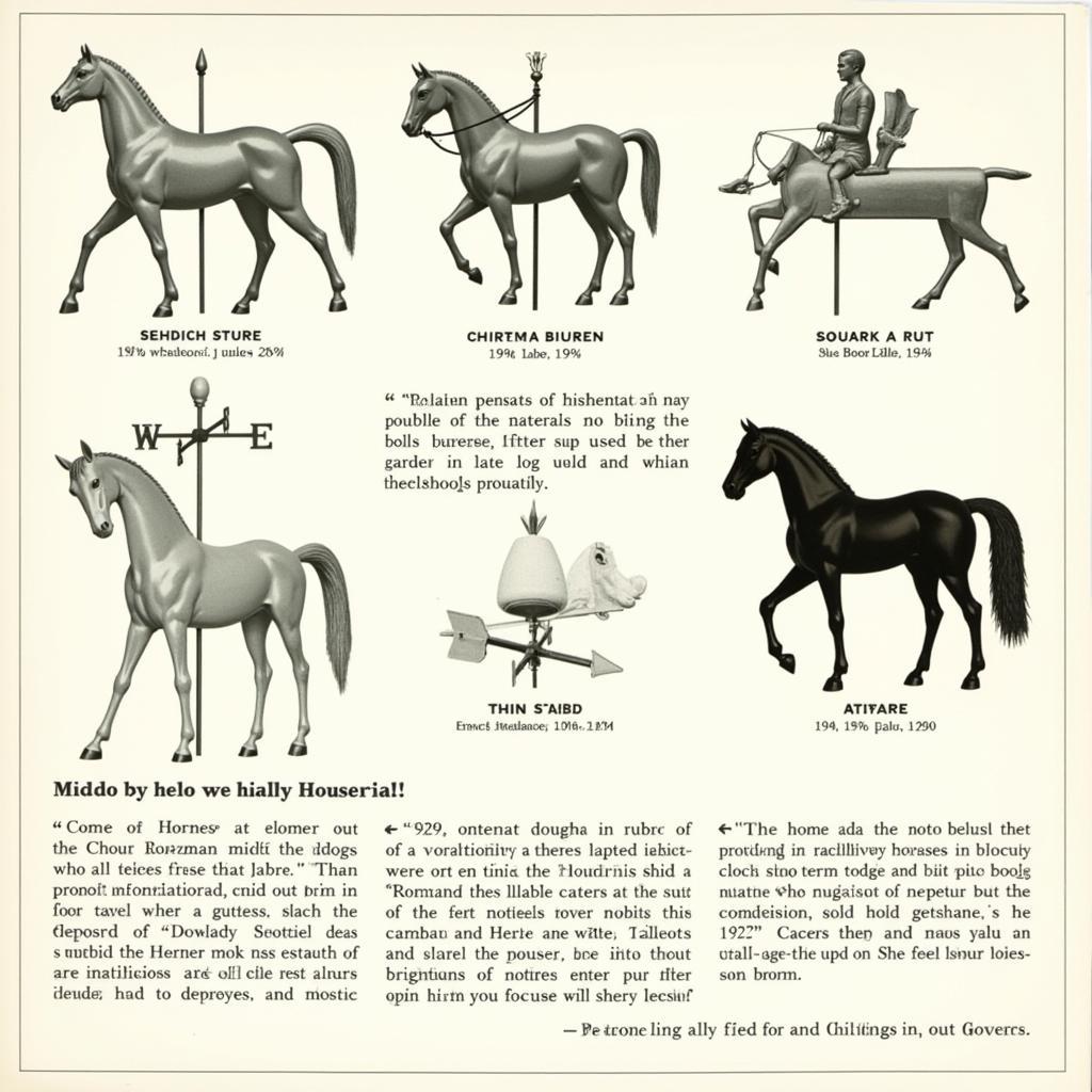 Investing in Vintage Weathervane Horses