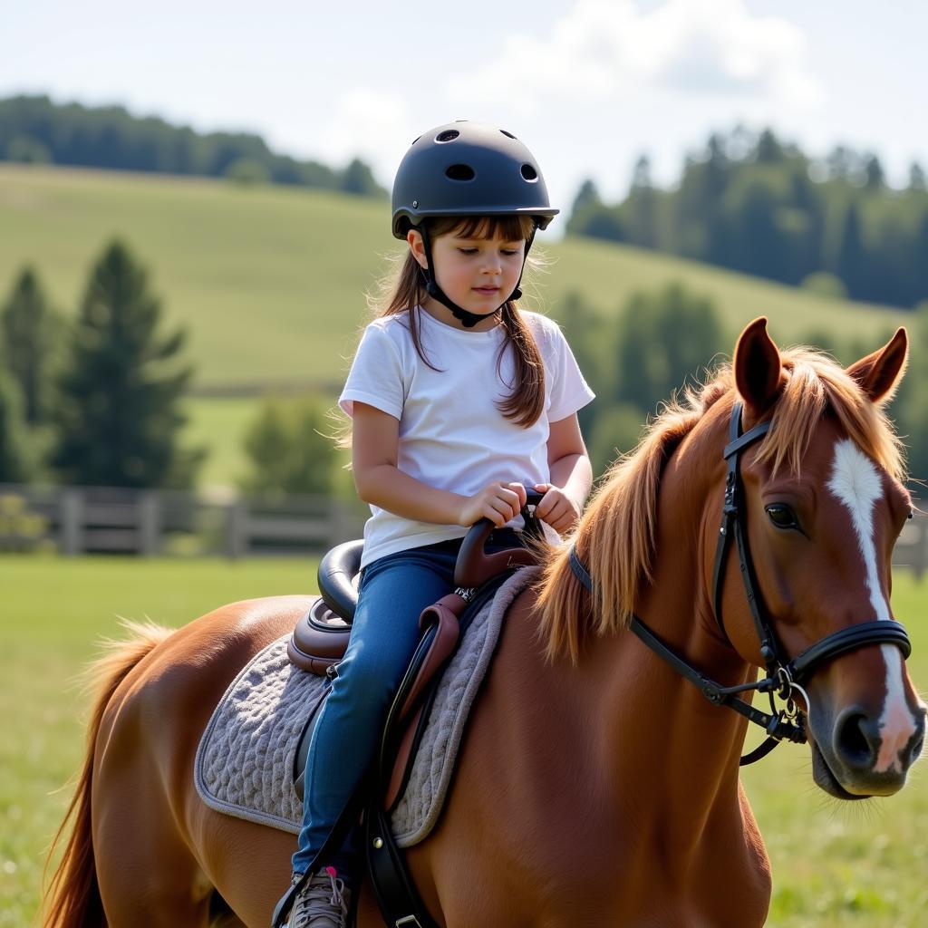 Walk on horse therapy for physical benefits