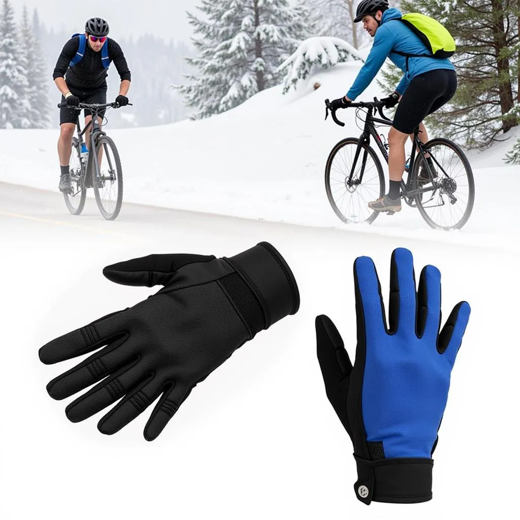 Waterproof riding gloves for winter