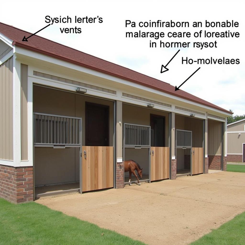 Horse Lean-to with Optimal Ventilation