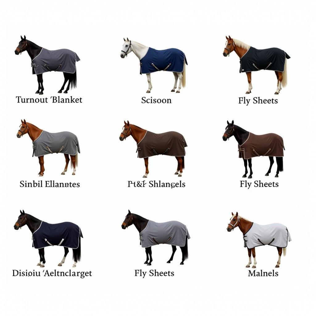 Types of Western Horse Blankets