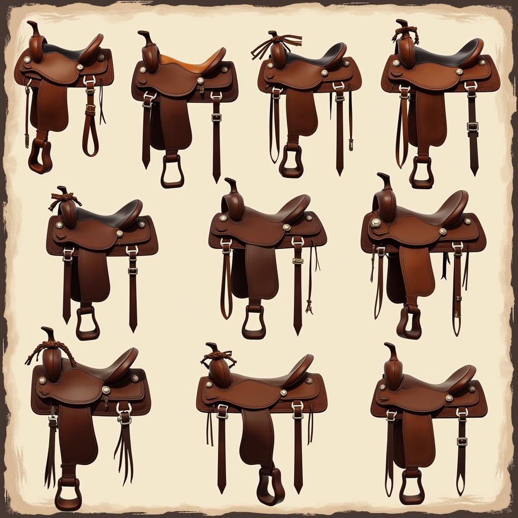 different western saddle seats