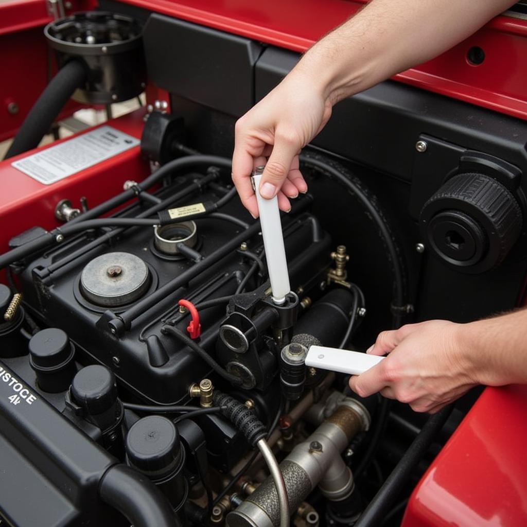 Wheel Horse 416 Hydro Engine Maintenance