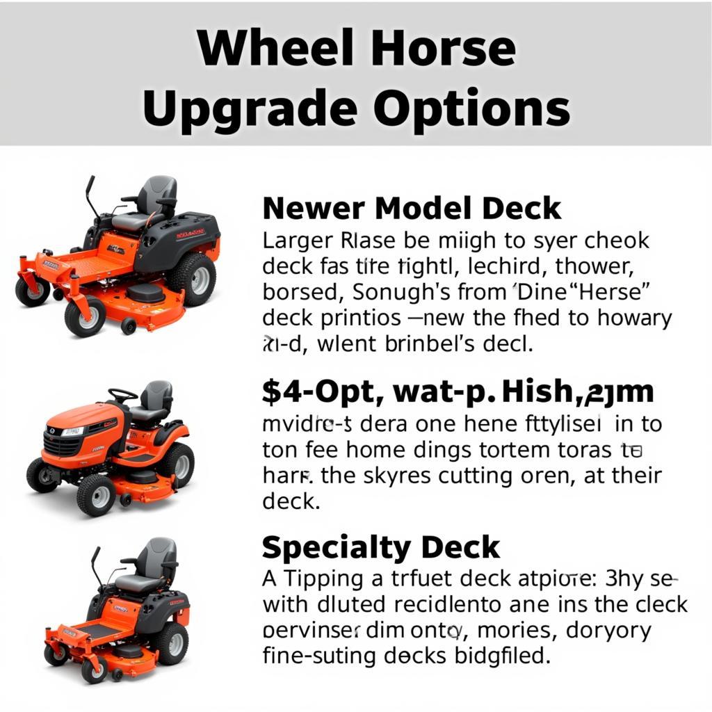 Wheel Horse Mower Deck Upgrade Options