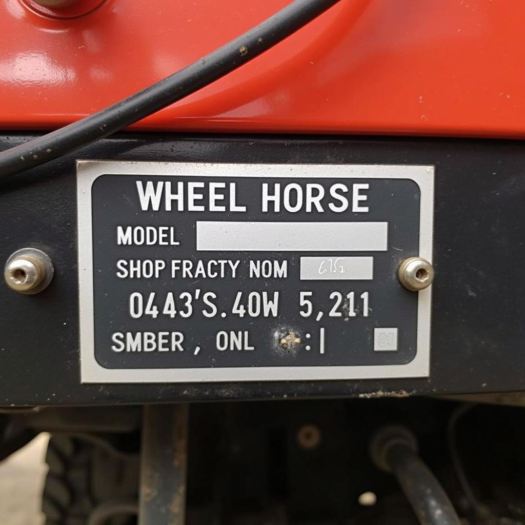 Identifying your Wheel Horse tractor model