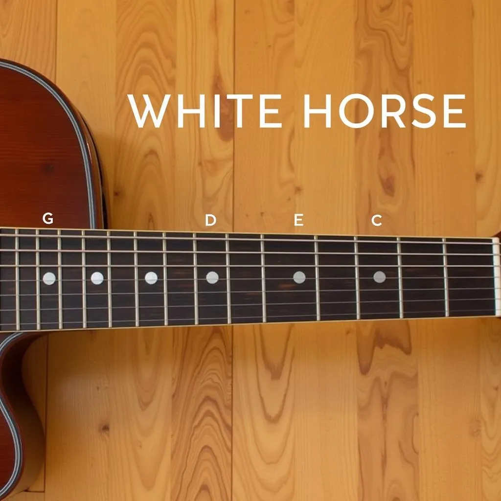 Guitar chords for &quot;White Horse&quot;