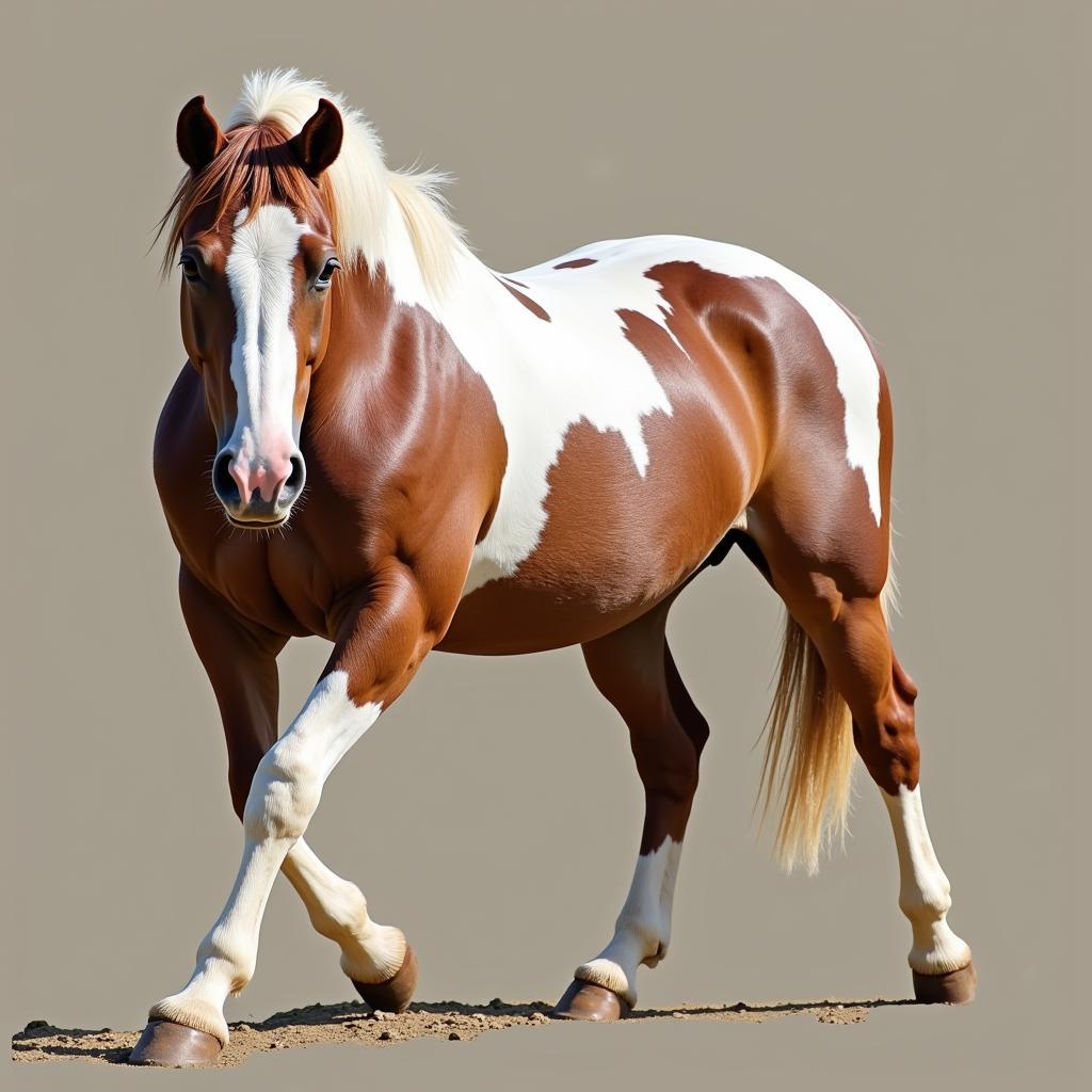 Horse with a Paint Pattern