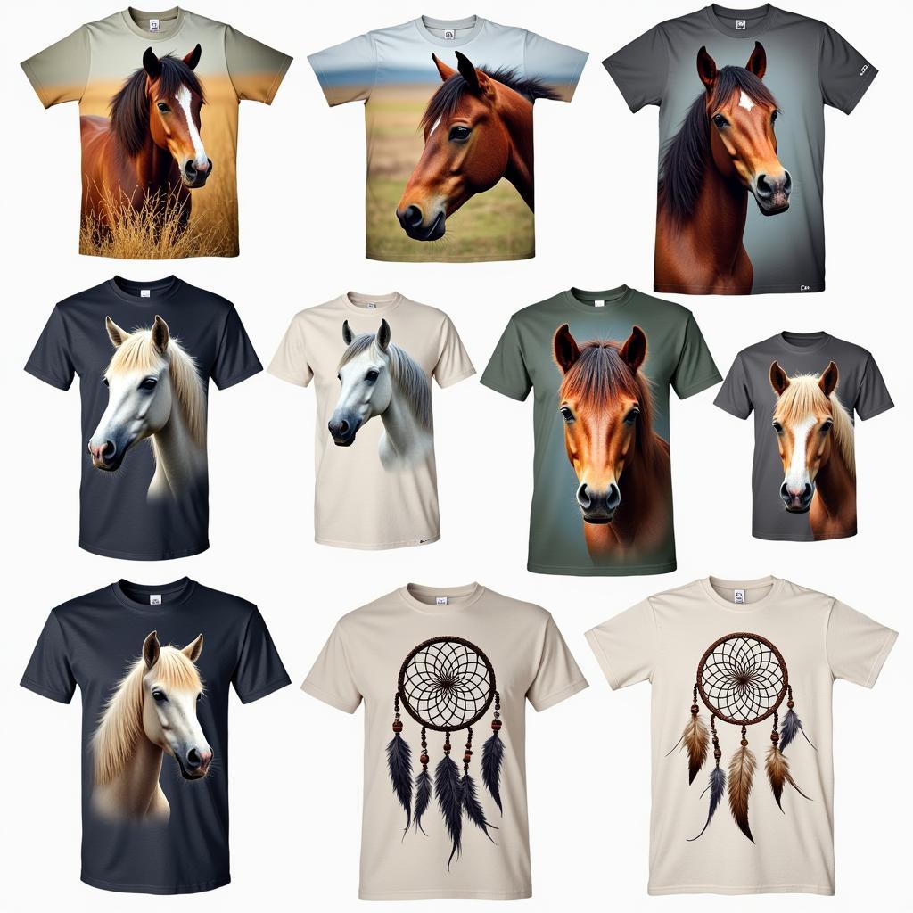 wild horse t-shirt designs