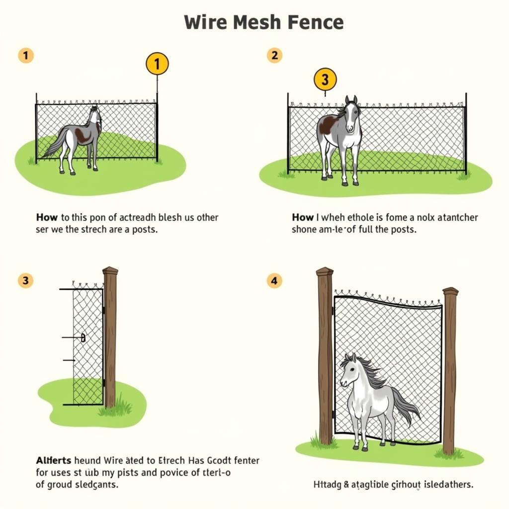  Installing Wire Mesh Horse Fence