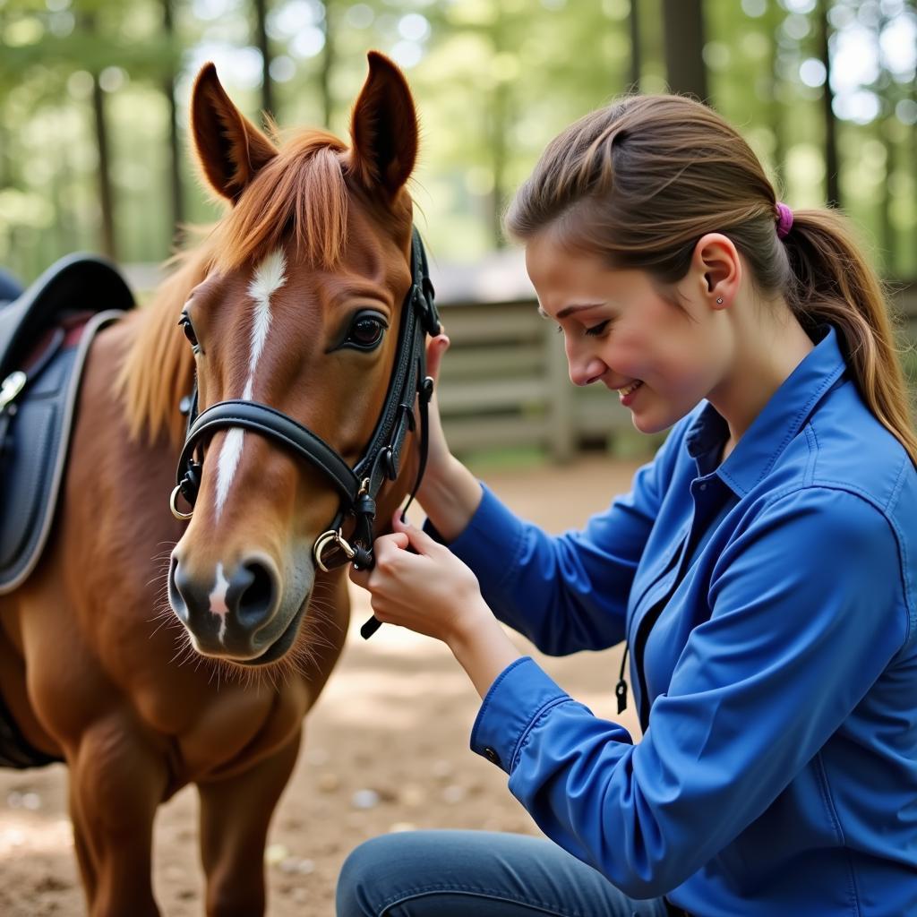  Adjusting a Mini Horse Harness for a Perfect Fit