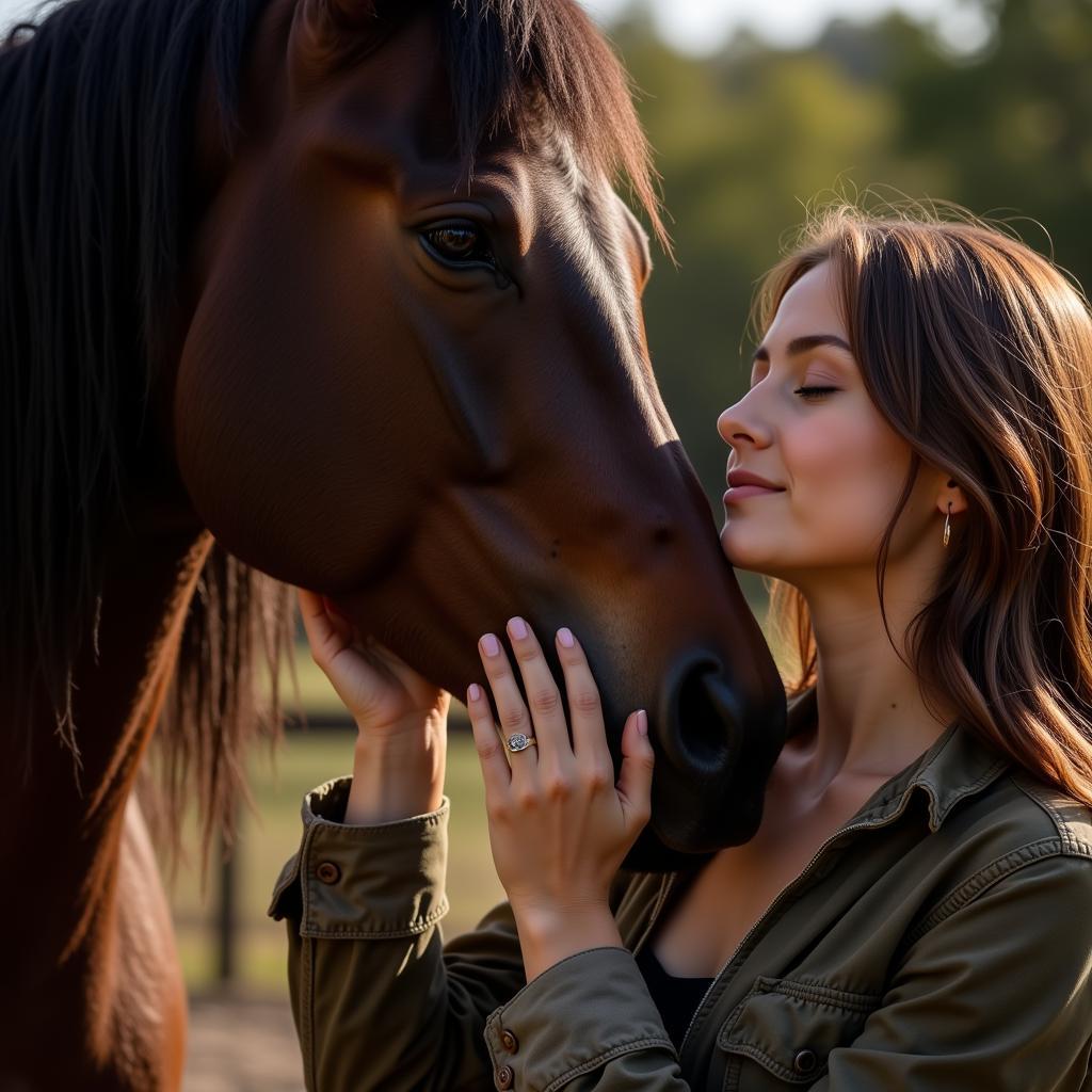 The Profound Emotional Bond Between Women and Horses