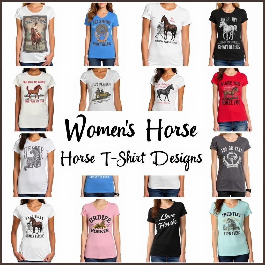 Women's Horse T-Shirt Designs