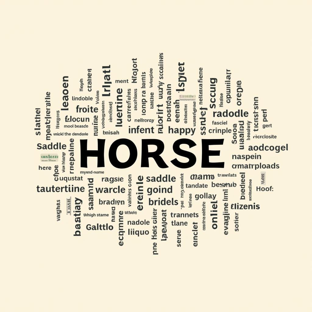 Equestrian-Themed Wordle Puzzle