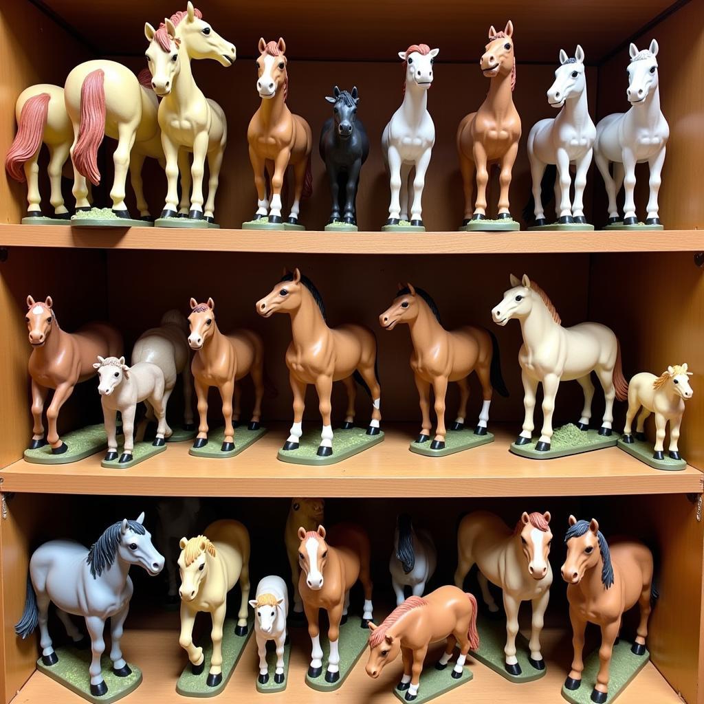 Collection of Yellowstone Toy Horses