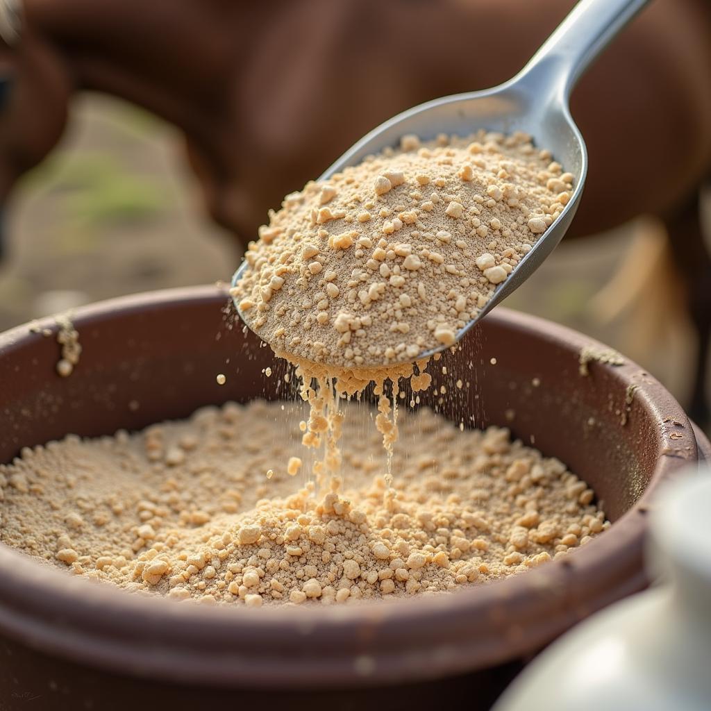 Adding Zeolite to Horse Feed