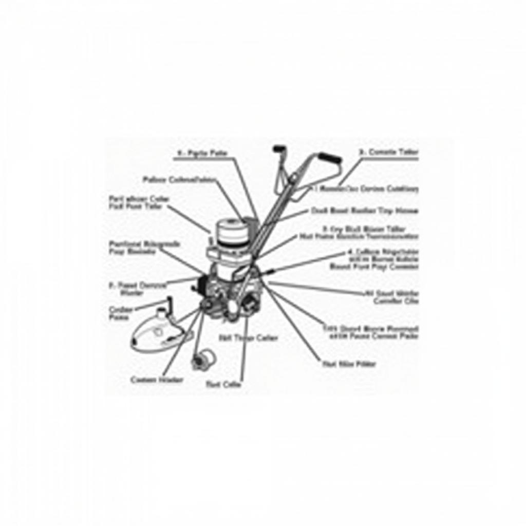 1980 Troy-Bilt Horse Tiller Parts Diagram