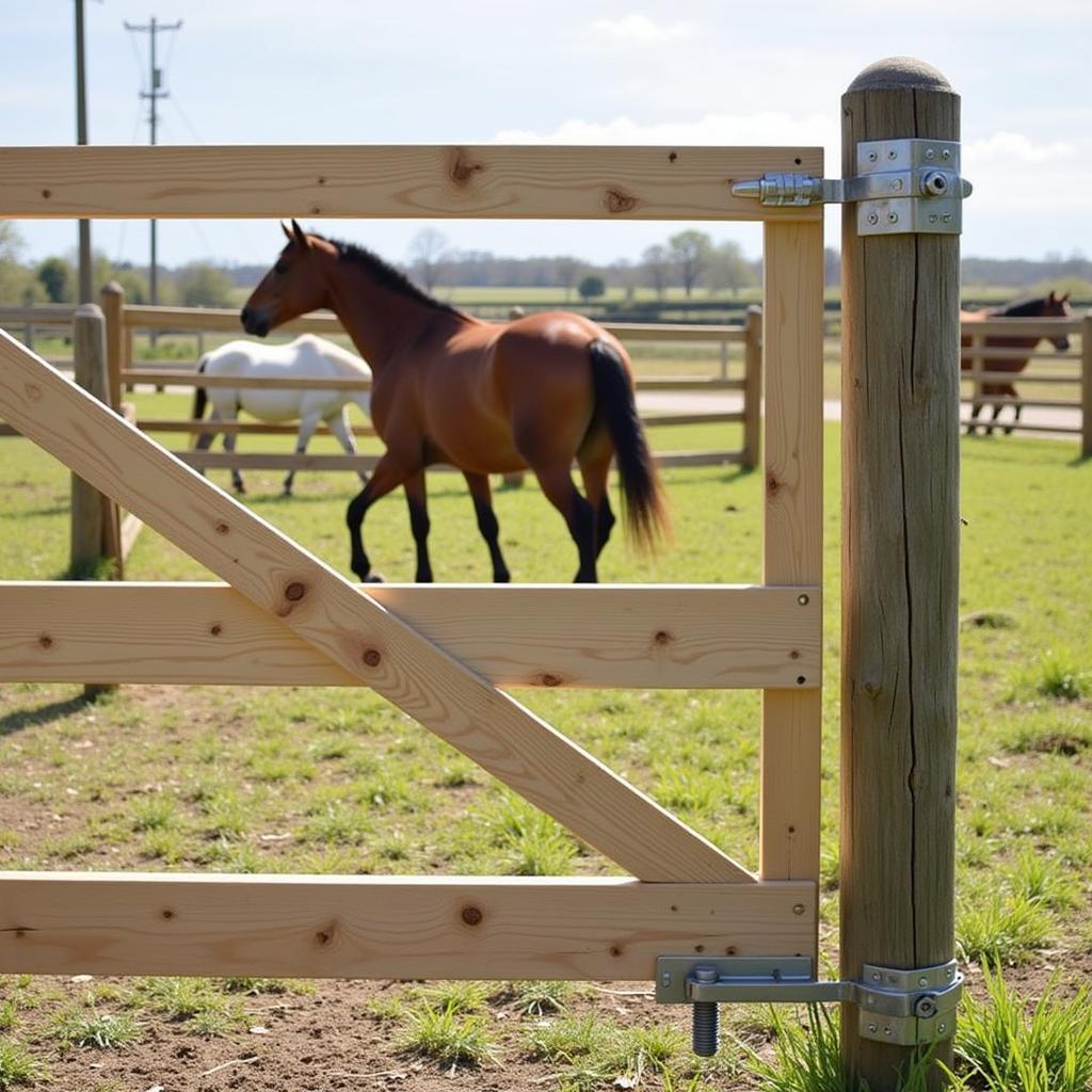 2x4 Horse Fence with Gate