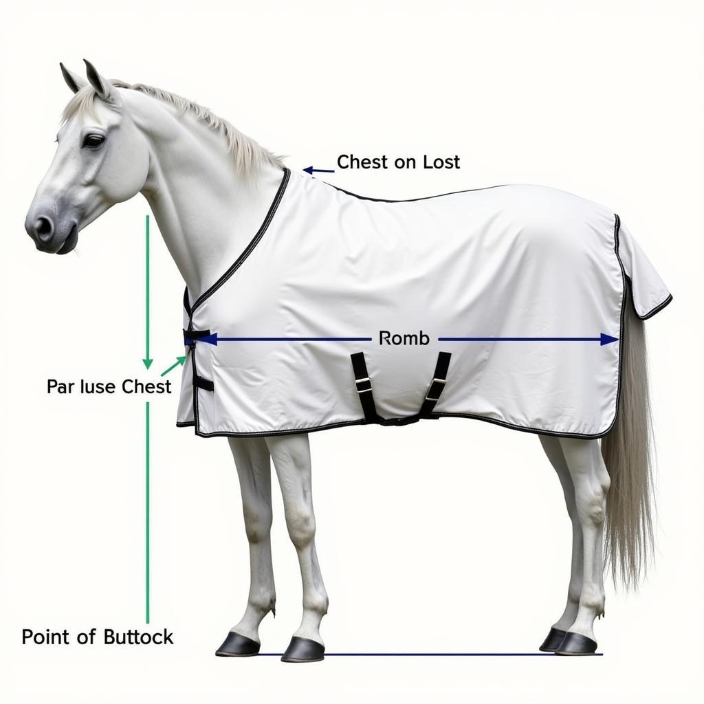 Sizing an Amigo Horse Blanket