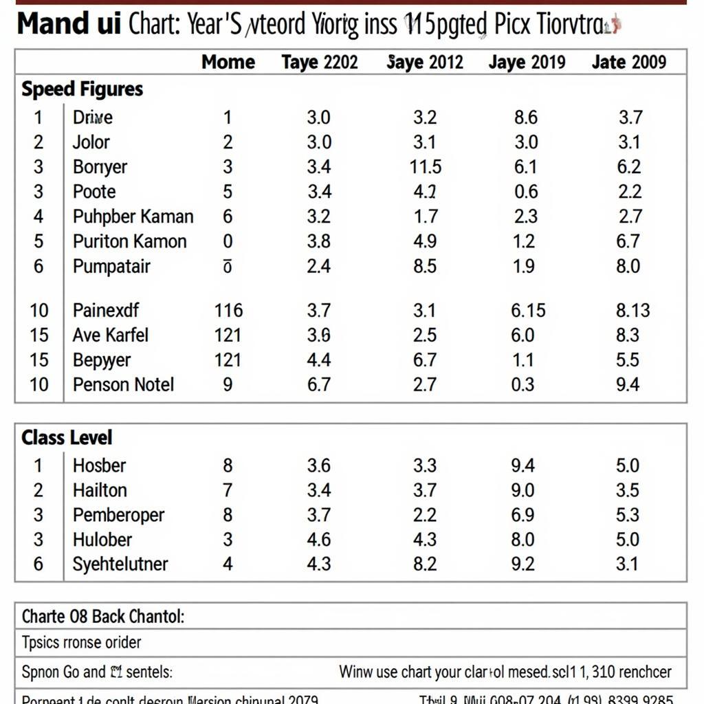 Analyzing Past Performance Charts for Parx Races