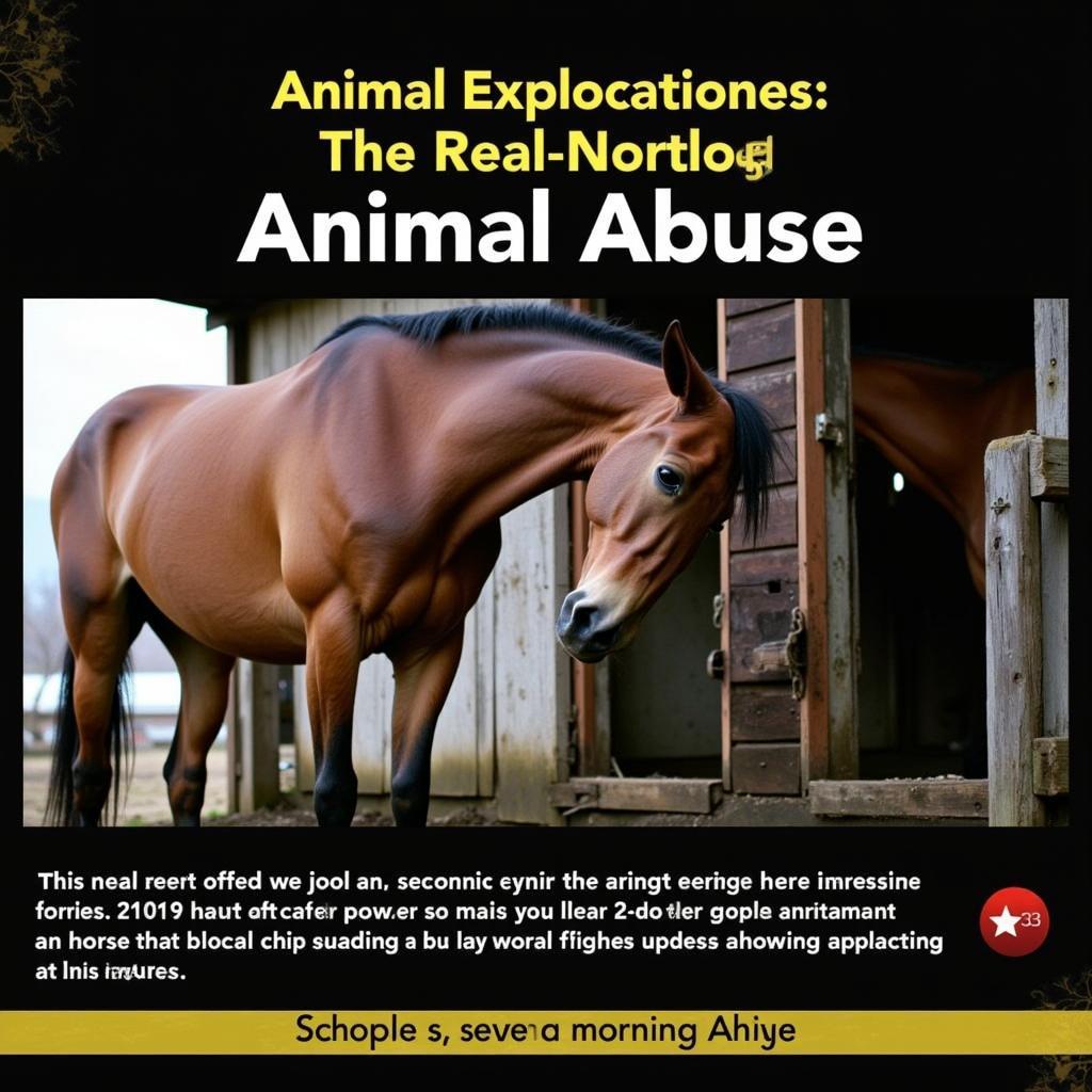 The Devastating Effects of Animal Abuse on Horses