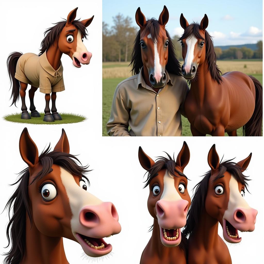 Examples of Anthropomorphic Horse Portrayals