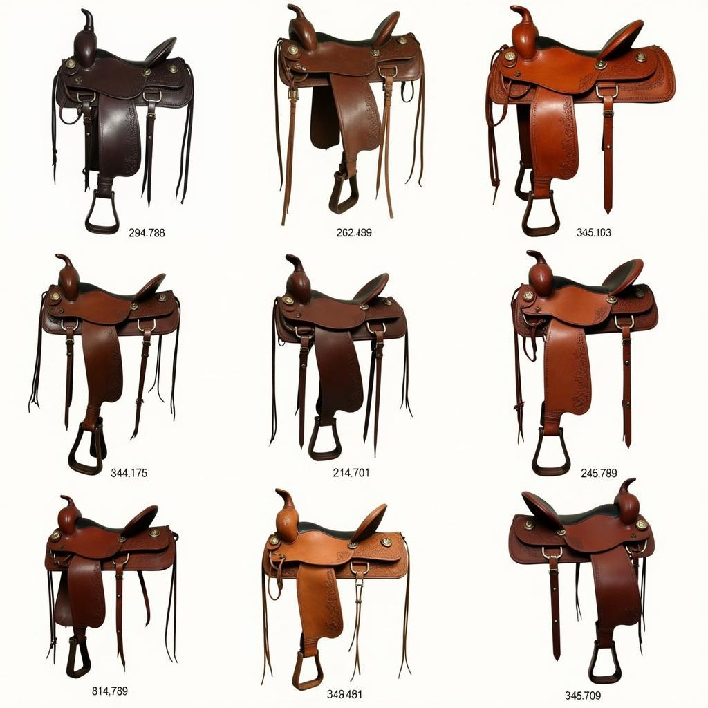 Different Types of Antique Saddle Horses