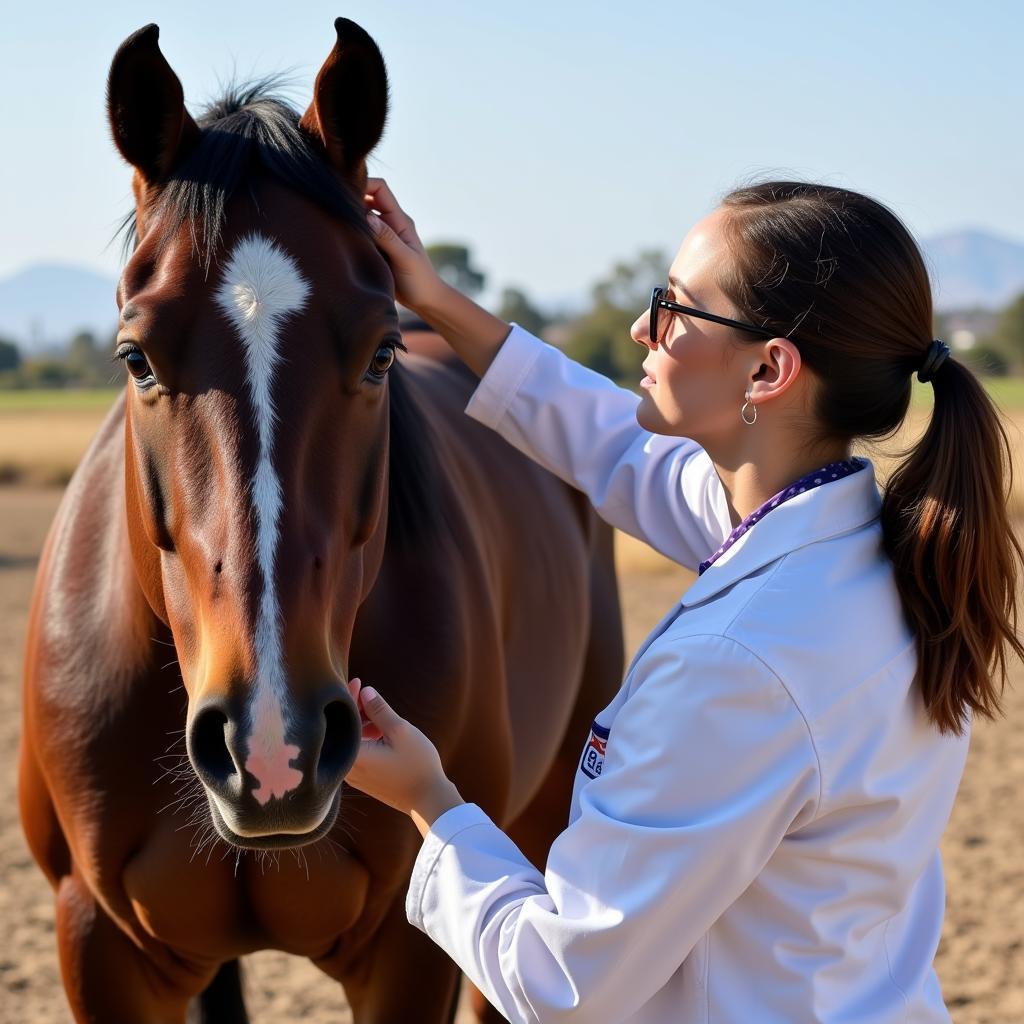 Arabian Horse Veterinary Exam California