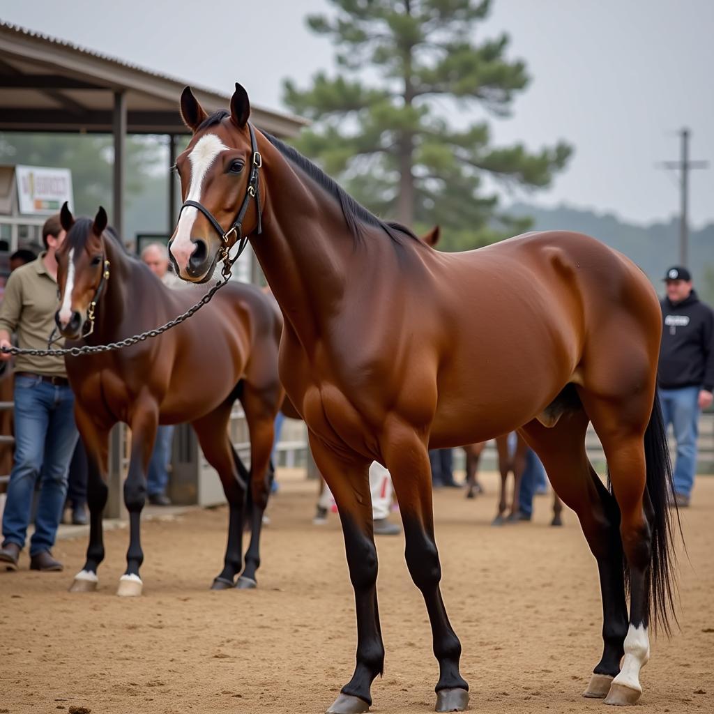 Quarter Horse at Attalla AL Horse Sale