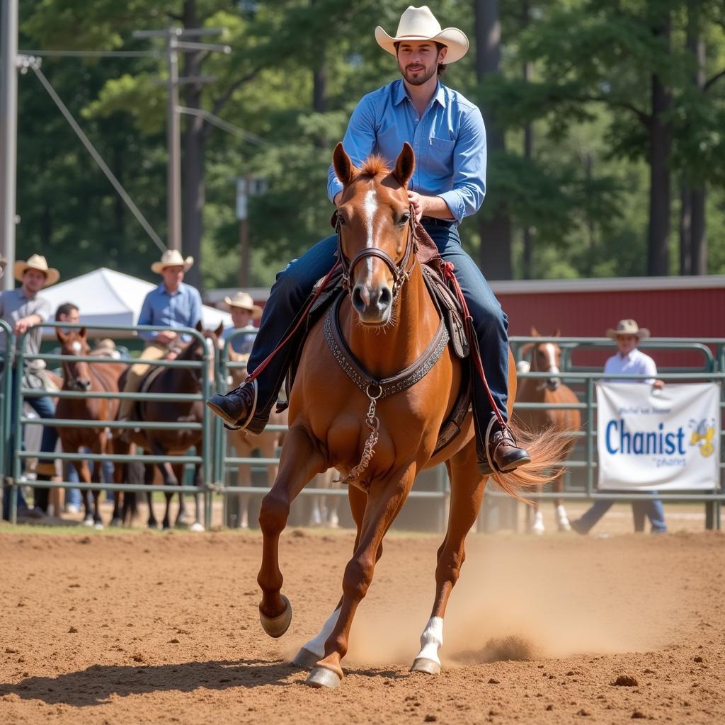 Riding Demonstration at Attalla AL Horse Sale