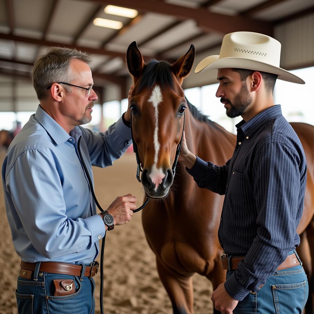 Pre-Purchase Veterinary Check at Attalla AL Horse Sale