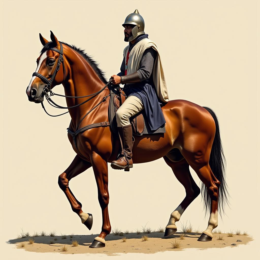 Babieca Horse Breed Depiction