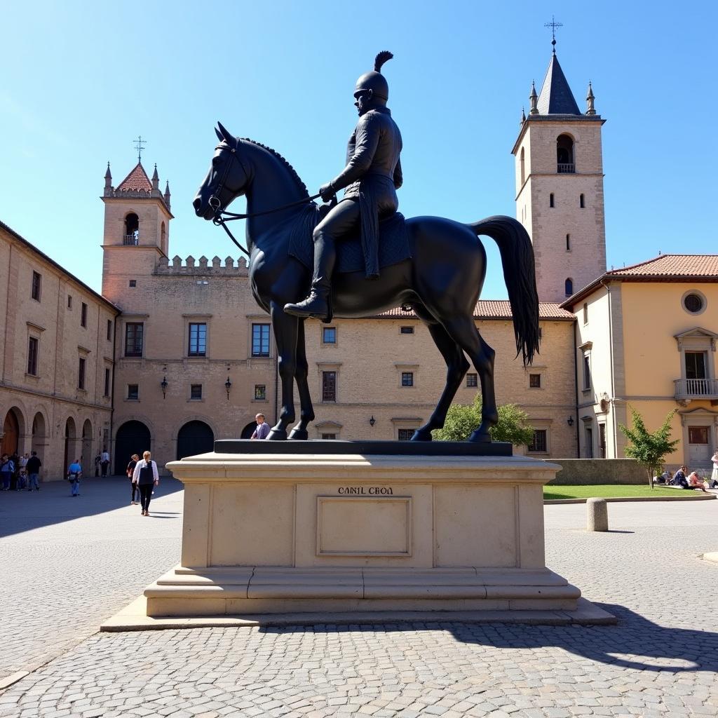 Babieca Statue in Burgos