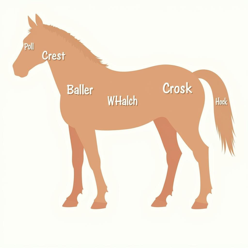 Basic Horse Anatomy Diagram