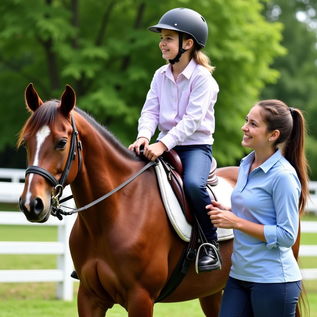 Beginner Horse Riding Lesson in Sarasota