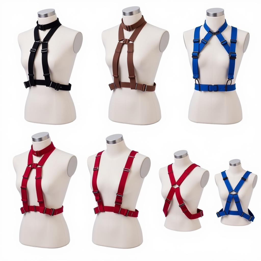 Biothane Harnesses in Various Colors and Styles