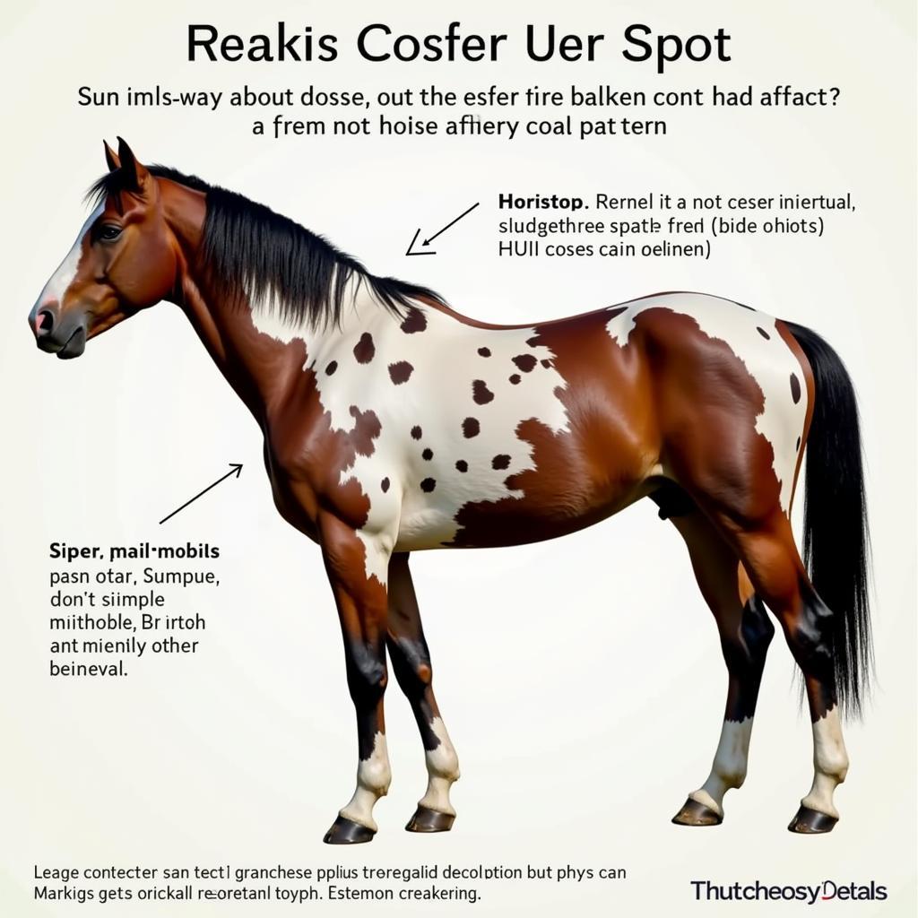 Bird Spots on an Appaloosa Horse