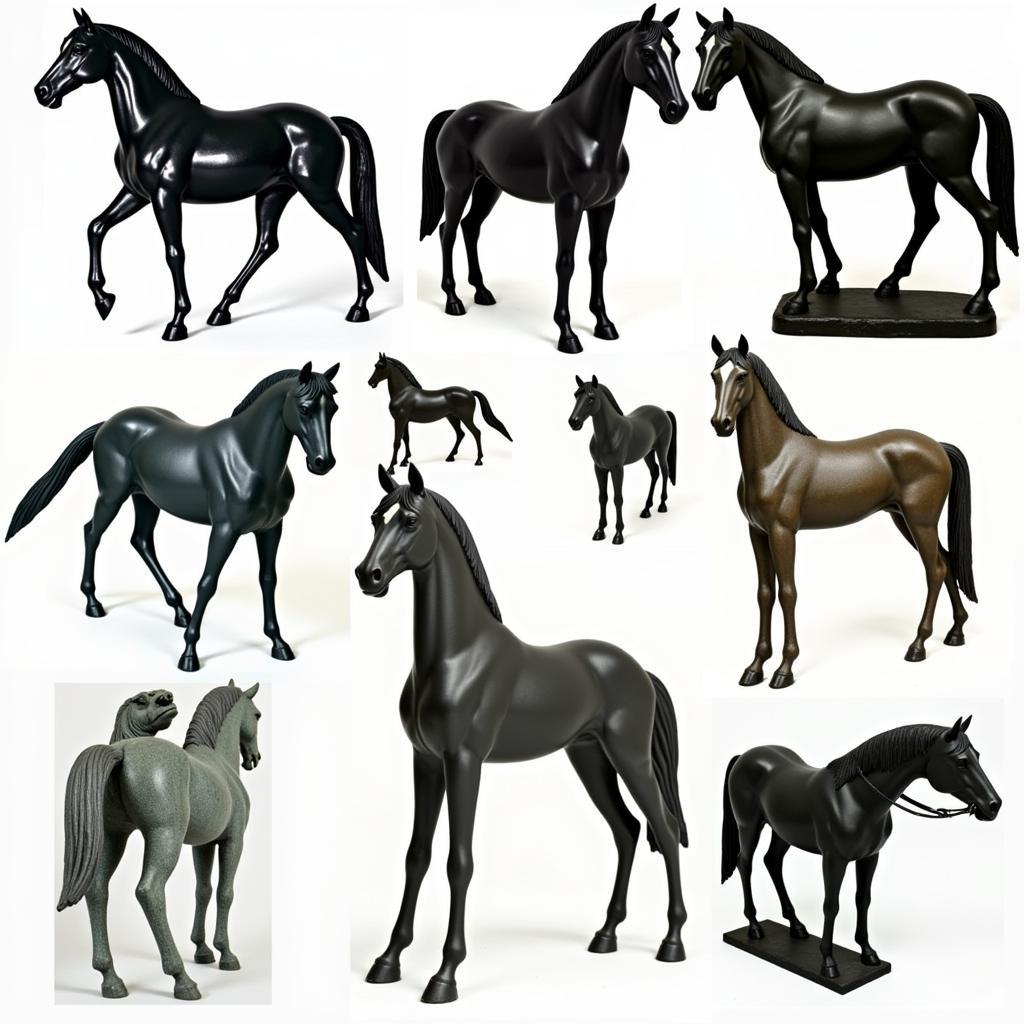 Black Horse Statues: Styles, Sizes and Variety