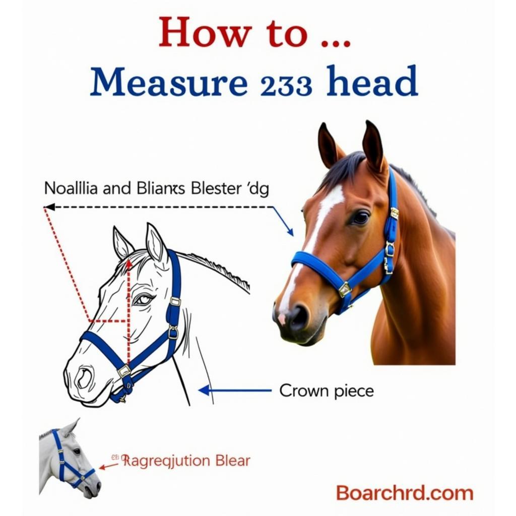 Blue Horse Halter Fitting Guide