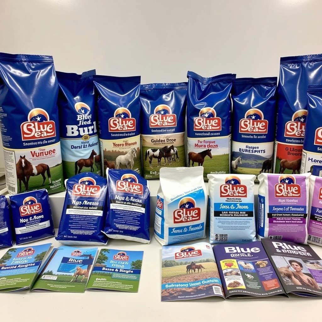 Blue Seal Horse Feed Product Line Display