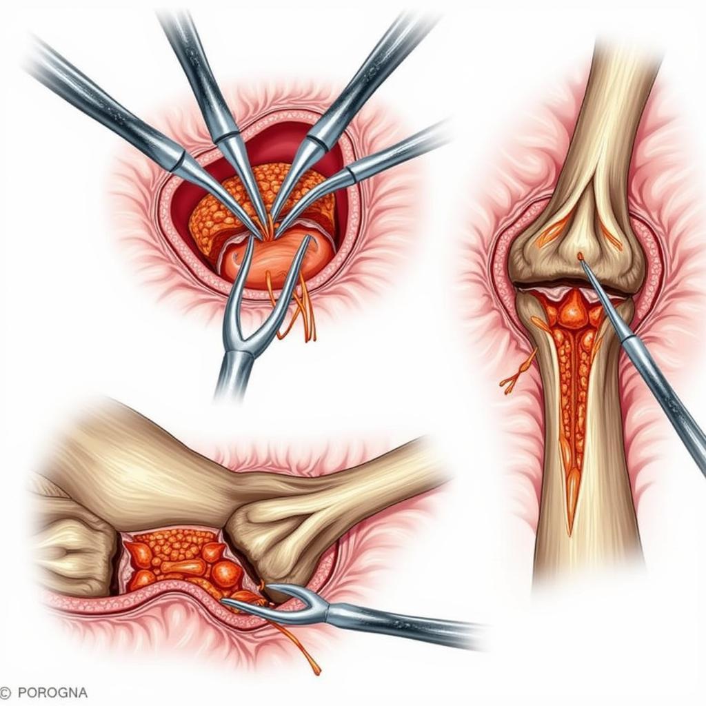 Surgical Removal of Bone Cyst in Horse