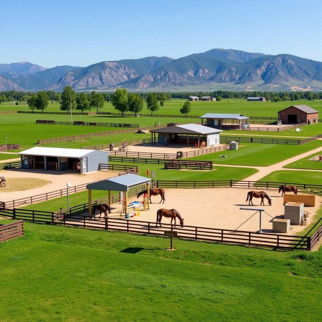 Boulder, Colorado horse boarding facilities offer various amenities and care options for horses.