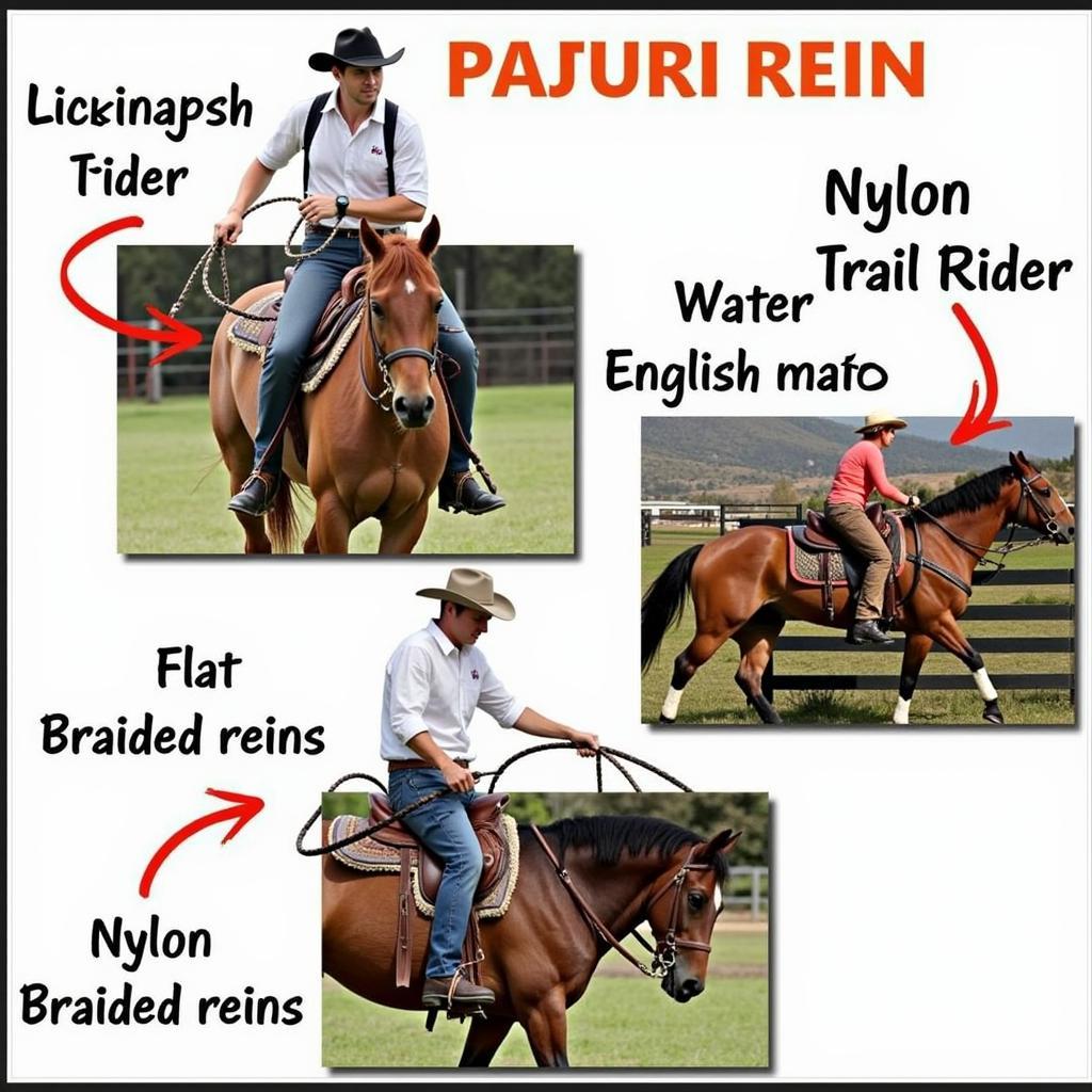 Braided Reins for Different Riding Disciplines