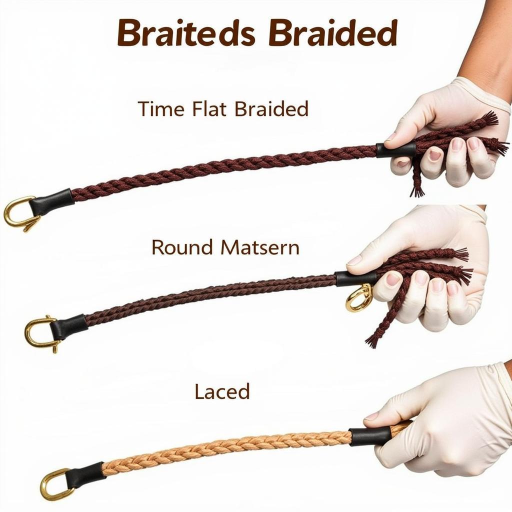 Types of Braided Horse Reins