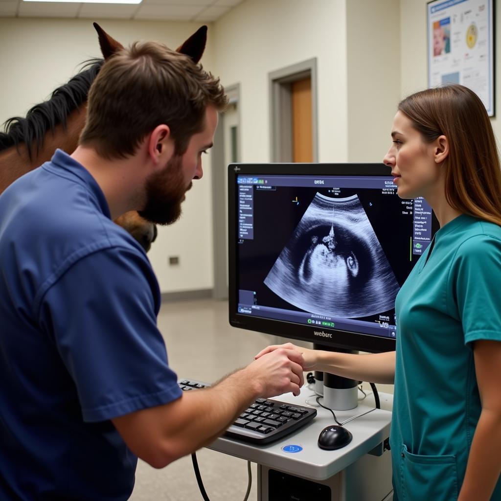 Brevard Horse Vet Using Modern Equipment