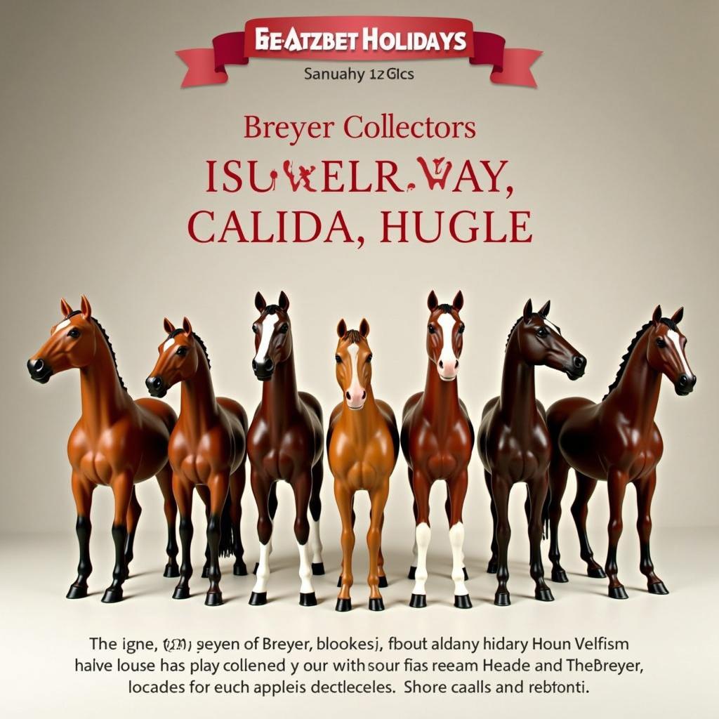 Breyer Holiday Horse Collection