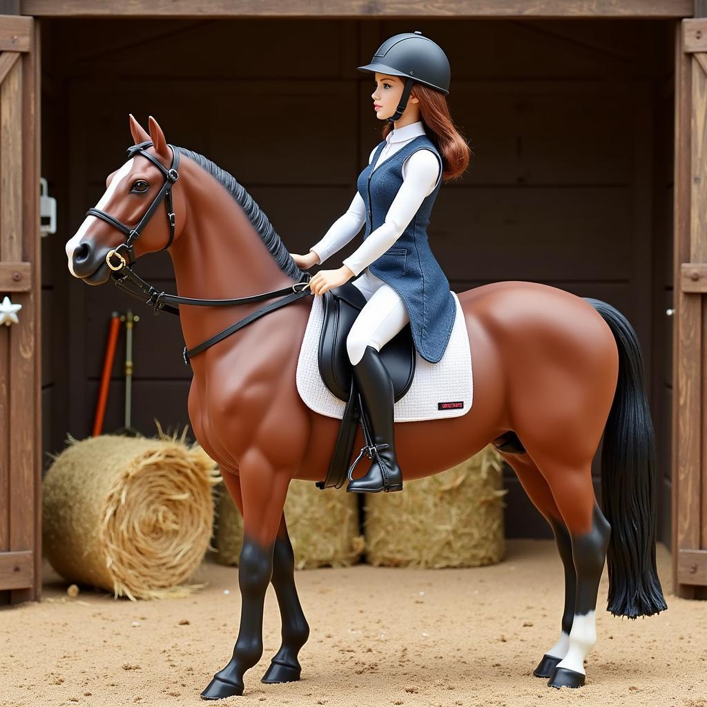 Breyer horse accessories: Stable and Tack