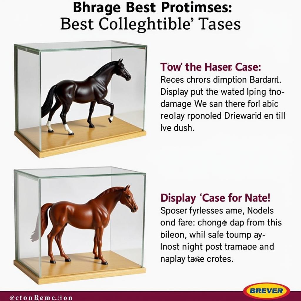 Breyer Horse Display Case