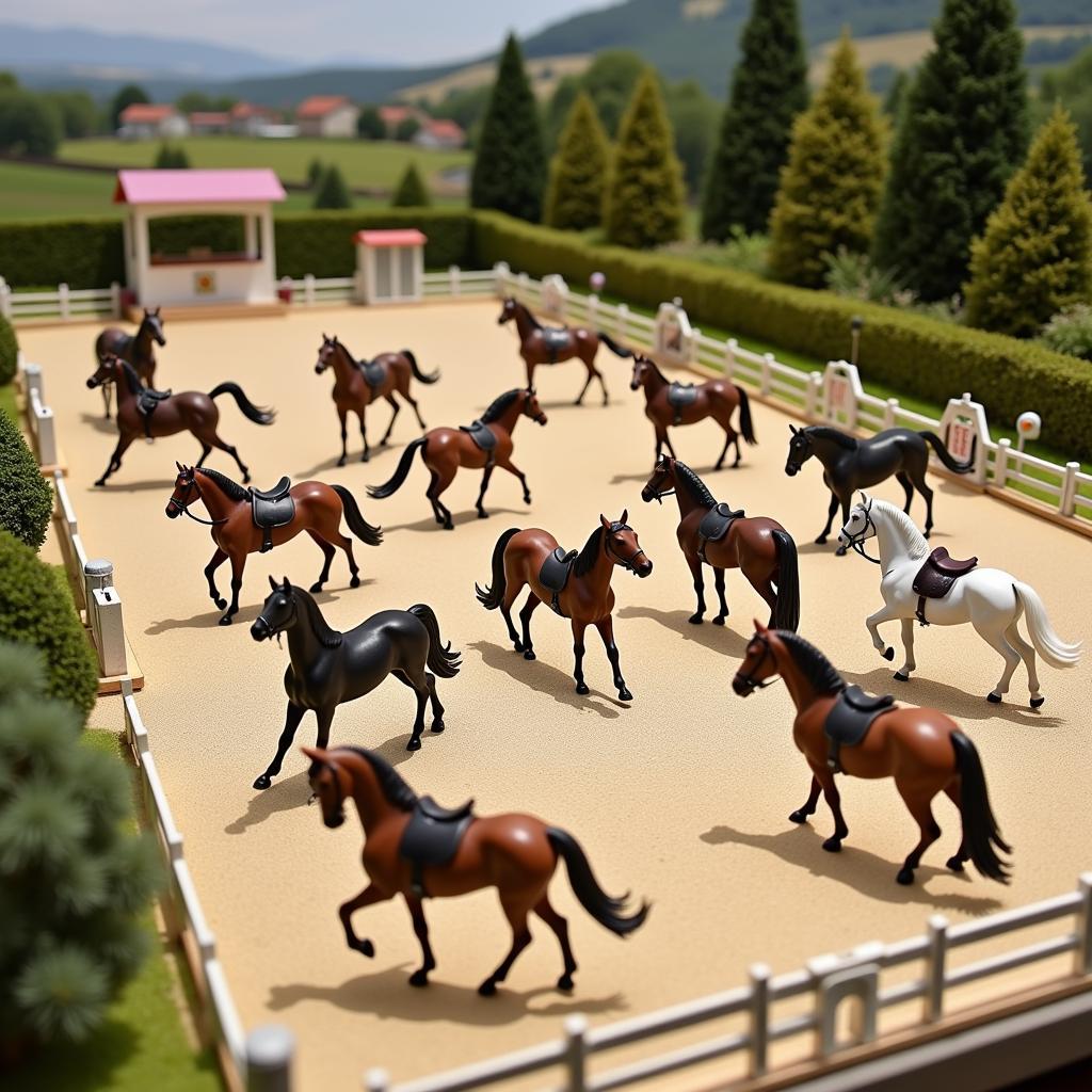 Breyer Horse Dressage Model Display