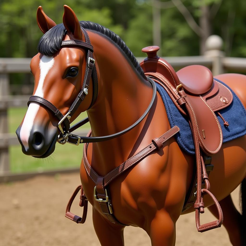 Breyer horses with western tack